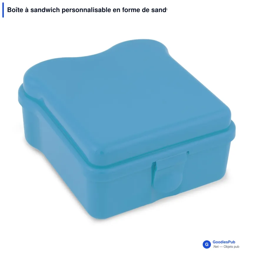 Boîte à sandwich personnalisable en forme de sandwich avec logo - Sandwich - Image 3