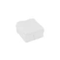 Variante Blanc - Boîte à sandwich personnalisable en forme de sandwich avec logo - Sandwich
