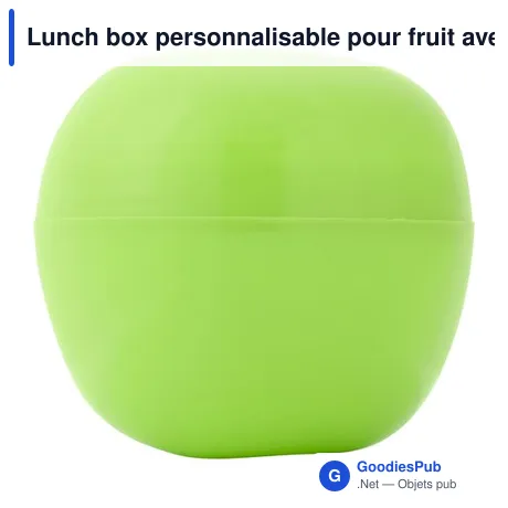 Lunch box personnalisable pour fruit avec logo - Danika