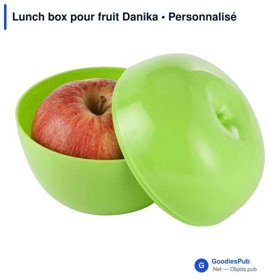 Lunch box personnalisable pour fruit avec logo - Danika - Image 3