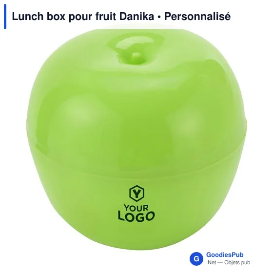 Lunch box personnalisable pour fruit avec logo - Danika - Image 4