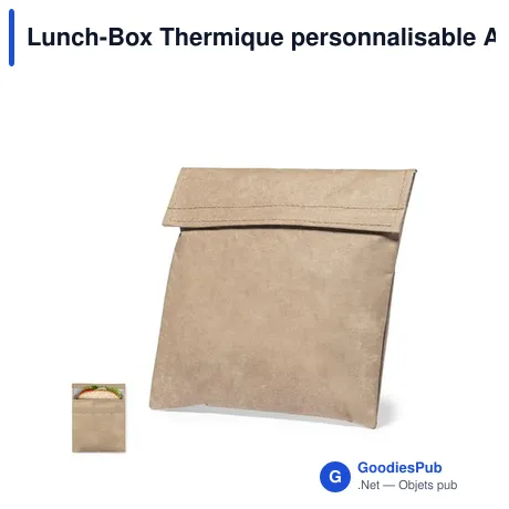 Lunch-Box Thermique personnalisable Akiles avec logo entreprise