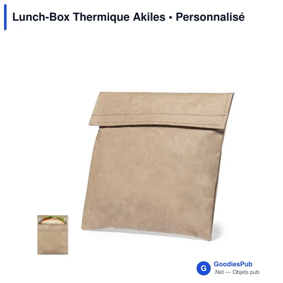 Lunch-Box Thermique personnalisable Akiles avec logo entreprise - Image 1