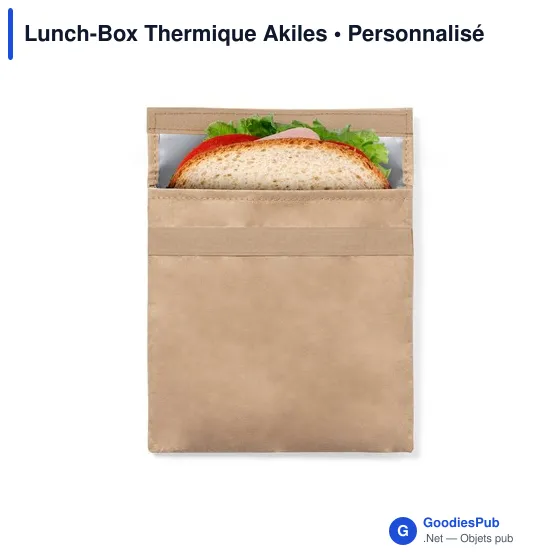 Lunch-Box Thermique personnalisable Akiles avec logo entreprise - Image 4
