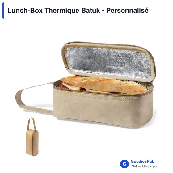Lunch-Box Thermique personnalisable avec logo entreprise - Batuk - Image 1