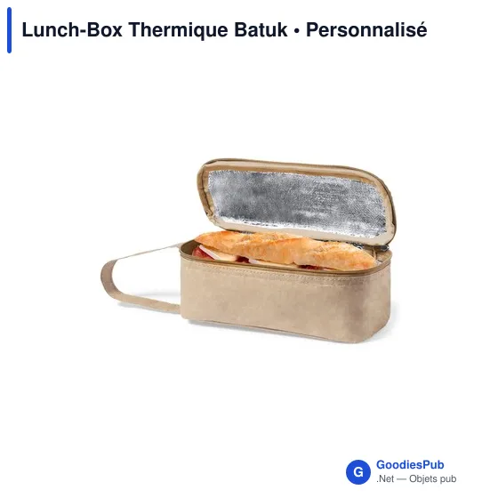 Lunch-Box Thermique personnalisable avec logo entreprise - Batuk - Image 2
