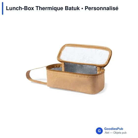 Lunch-Box Thermique personnalisable avec logo entreprise - Batuk - Image 4