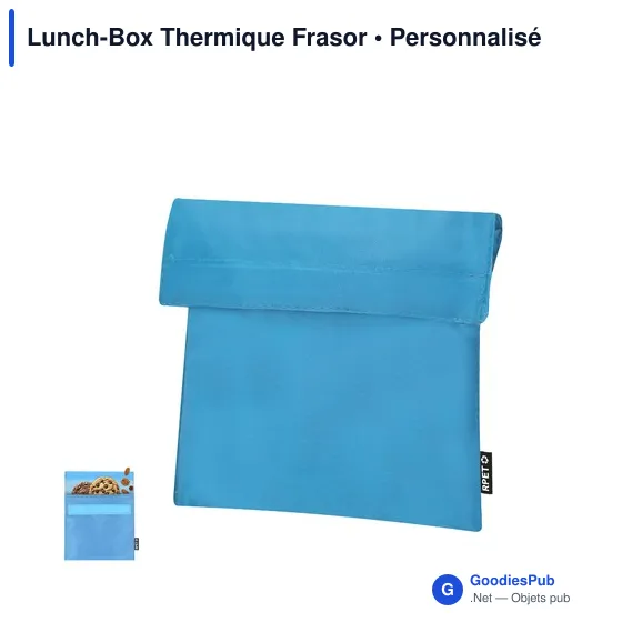 Lunch-Box Isotherme Personnalisable Frasor avec Logo - Image 10