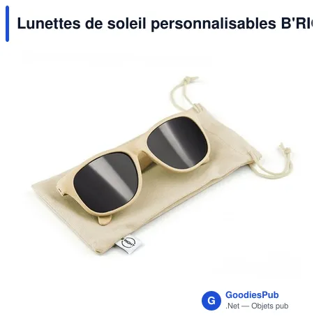Lunettes de soleil personnalisables B'RIGHT avec logo | Adam