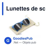 Lunettes de soleil personnalisables B'RIGHT avec logo | Adam - Miniature 11