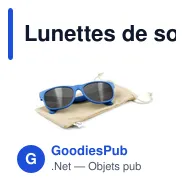 Lunettes de soleil personnalisables B'RIGHT avec logo | Adam - Miniature 12