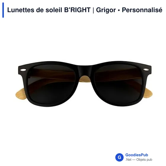 Lunettes de soleil personnalisables B'RIGHT avec logo - Image 2
