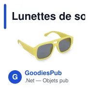 Lunettes de soleil personnalisables en PC recyclé UV400 avec logo - Bastian - Miniature 2