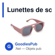 Lunettes de soleil personnalisables en PC recyclé UV400 avec logo - Bastian - Miniature 4