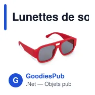 Lunettes de soleil personnalisables en PC recyclé UV400 avec logo - Bastian - Miniature 9
