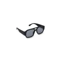 Variante Noir - Lunettes de soleil personnalisables en PC recyclé UV400 avec logo - Bastian