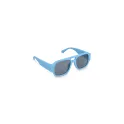 Variante Bleu clair - Lunettes de soleil personnalisables en PC recyclé UV400 avec logo - Bastian