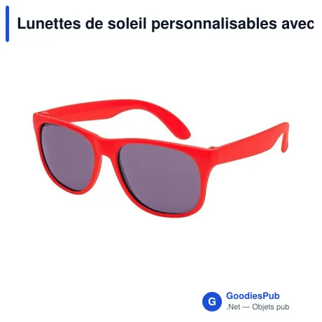 Lunettes de soleil personnalisables avec logo - Blythe