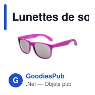 Lunettes de soleil personnalisables avec logo - Blythe - Miniature 12