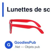 Lunettes de soleil personnalisables avec logo - Blythe - Miniature 3