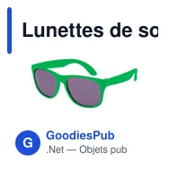 Lunettes de soleil personnalisables avec logo - Blythe - Miniature 4