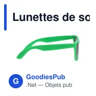 Lunettes de soleil personnalisables avec logo - Blythe - Miniature 5