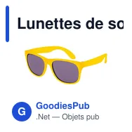 Lunettes de soleil personnalisables avec logo - Blythe - Miniature 7