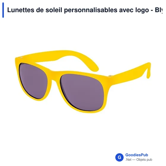 Lunettes de soleil personnalisables avec logo - Blythe - Image 7