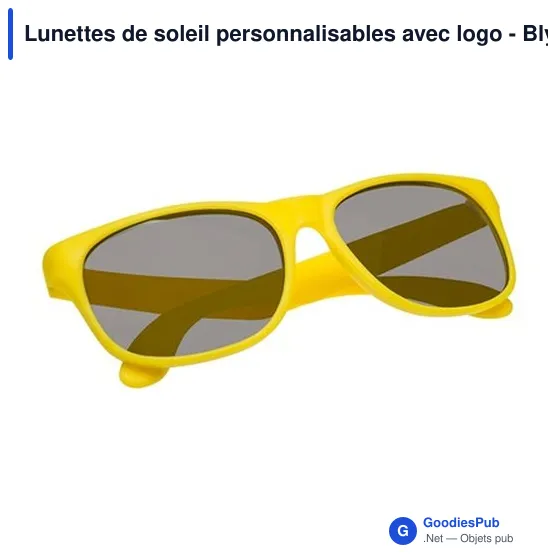 Lunettes de soleil personnalisables avec logo - Blythe - Image 8