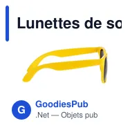 Lunettes de soleil personnalisables avec logo - Blythe - Miniature 10