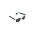 Variante Transparent Noir - Lunettes de soleil personnalisables à monture transparente avec logo - Bradley