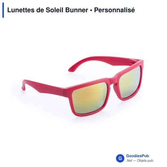 Lunettes de soleil personnalisables Bunner avec logo - Image 2