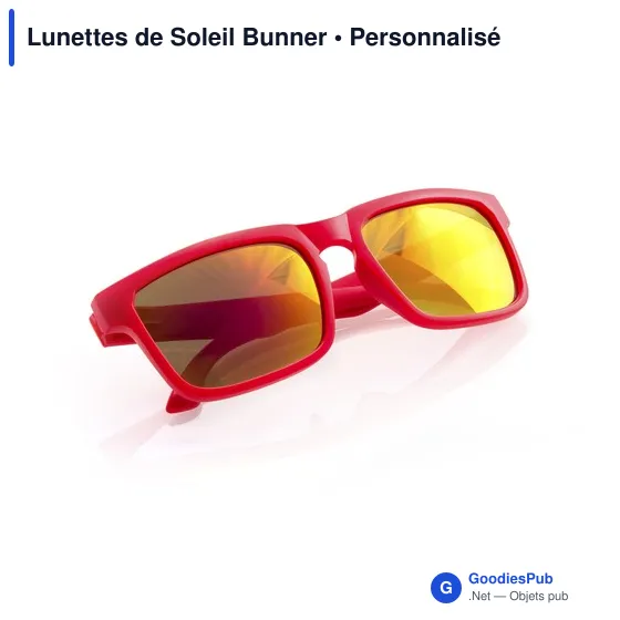Lunettes de soleil personnalisables Bunner avec logo - Image 3