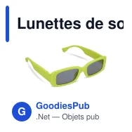 Lunettes de soleil personnalisables en polycarbonate recyclé avec logo - Charli - Miniature 2