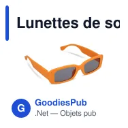 Lunettes de soleil personnalisables en polycarbonate recyclé avec logo - Charli - Miniature 3