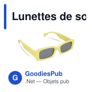 Lunettes de soleil personnalisables en polycarbonate recyclé avec logo - Charli - Miniature 4