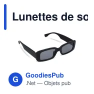 Lunettes de soleil personnalisables en polycarbonate recyclé avec logo - Charli - Miniature 5