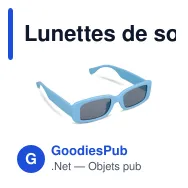 Lunettes de soleil personnalisables en polycarbonate recyclé avec logo - Charli - Miniature 6