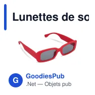 Lunettes de soleil personnalisables en polycarbonate recyclé avec logo - Charli - Miniature 7