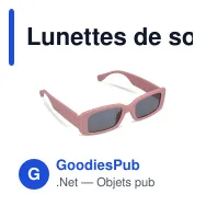 Lunettes de soleil personnalisables en polycarbonate recyclé avec logo - Charli - Miniature 8