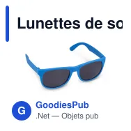 Lunettes de soleil personnalisables légères UV400 avec logo - Drew - Miniature 3