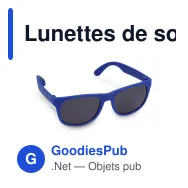 Lunettes de soleil personnalisables légères UV400 avec logo - Drew - Miniature 6
