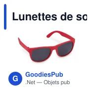 Lunettes de soleil personnalisables légères UV400 avec logo - Drew - Miniature 8