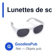 Lunettes de soleil personnalisables légères UV400 avec logo - Drew - Miniature 10