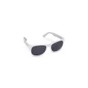 Variante Blanc - Lunettes de soleil personnalisables légères UV400 avec logo - Drew