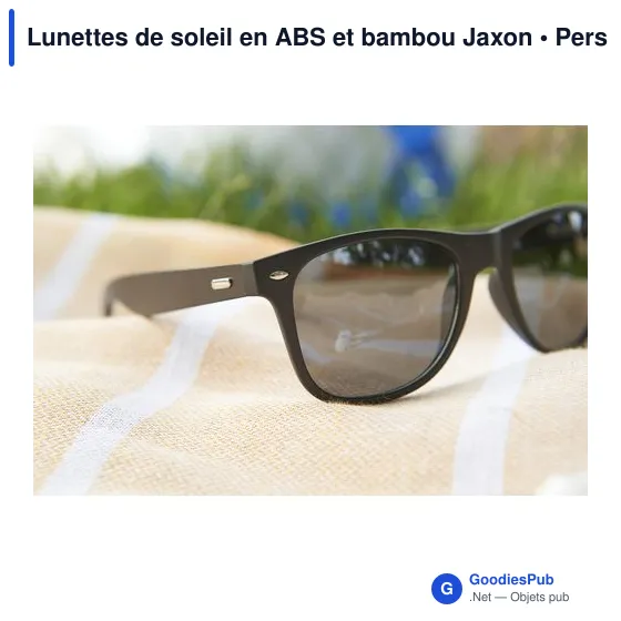 Lunettes de soleil personnalisables Jaxon avec logo - Image 4