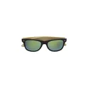 Variante jaune - Lunettes de soleil personnalisables en ABS et bambou avec logo