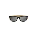Variante argenté - Lunettes de soleil personnalisables en ABS et bambou avec logo