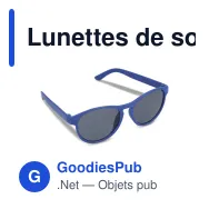Lunettes de soleil personnalisables en fibre de paille UV400 avec logo - Earth - Miniature 2