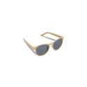 Variante Jaune - Lunettes de soleil personnalisables en fibre de paille UV400 avec logo - Earth